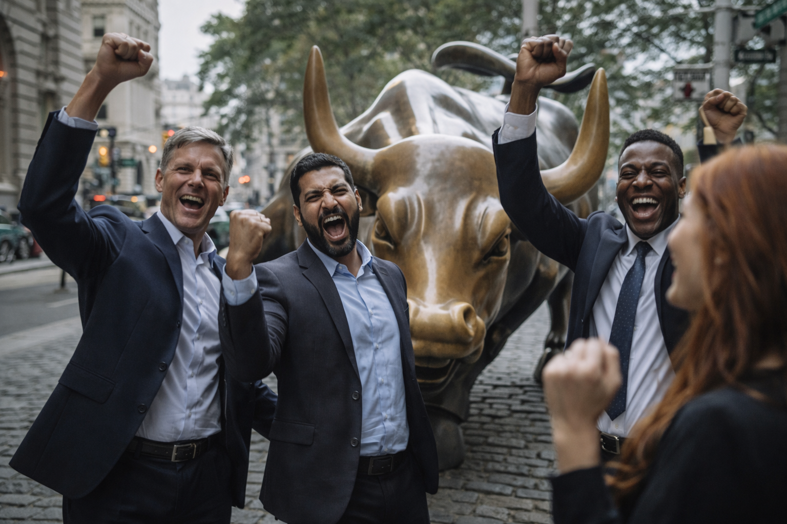 Nasdaq hits record close as AI stocks rally and oil prices fall